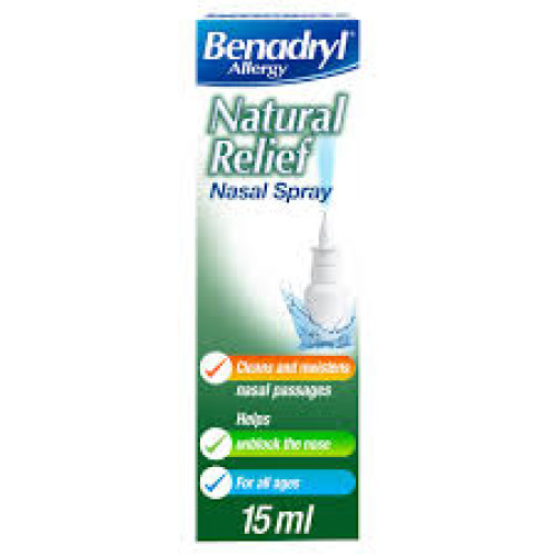 Benadryl Allergy Natural Relief Nasal Spray
